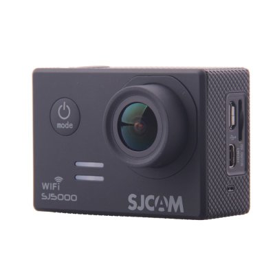 Экшн-камера SJCAM SJ5000 WiFi Black  Видео Full HD 1080p • Матрица 14 МП (1/2.33") • Wi-Fi • Встроенный цветной дисплей 2" • Угол обзора 170º • Подводная съемка до 30 метров • Цифровой зум 4x • Солидный набор креплений в комплекте