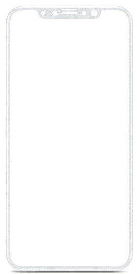 Защитное стекло Baseus 0.23mm PET Soft 3D Tempered Glass Film White для IPhone X  Плотное прилегание к экрану • Многослойная структура • 3D-края • Закрывает всю лицевую панель смартфона • Защита от повреждений и загрязнений
