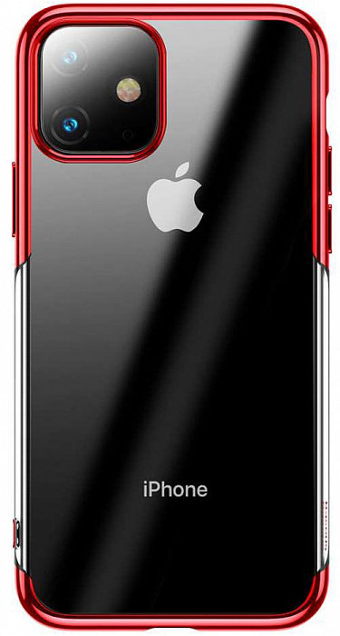 Чехол Baseus Shining Case Red для iPhone 11  Прочный и гибкий TPU • Малая толщина • Усиленные углы • Стильный дизайн