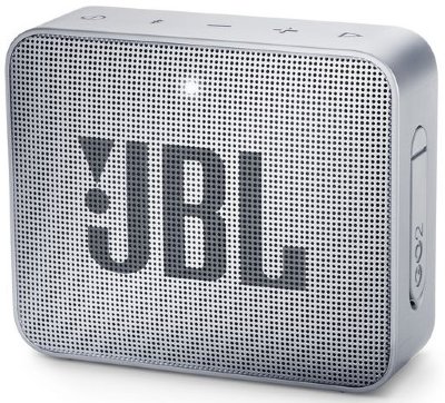 Портативная колонка JBL Go 2 Ash Grey  Качественный звук • Водонепроницаемый корпус • Длительное время работы