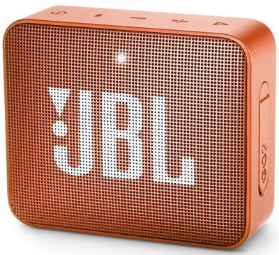 Портативная колонка JBL Go 2 Coral Orange  Качественный звук • Водонепроницаемый корпус • Длительное время работы