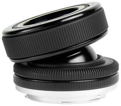 Объектив Lensbaby Composer Pro Double Glass Canon EF  Стандартный объектив с постоянным ФР • Крепление Canon EF и EF-S • Ручная фокусировка