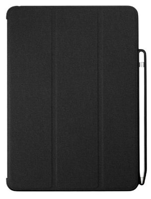 Чехол Wowcase Hybrid Case Black для iPad 9.7&quot;  Ультратонкий дизайн • Функция подставки • Встроенные в крышку магниты • Удобный держатель для Apple Pencil