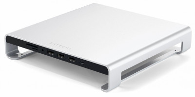 Подставка-док станция Satechi Type-C Aluminum iMac Stand with Built-in USB-C Data Silver для iMac