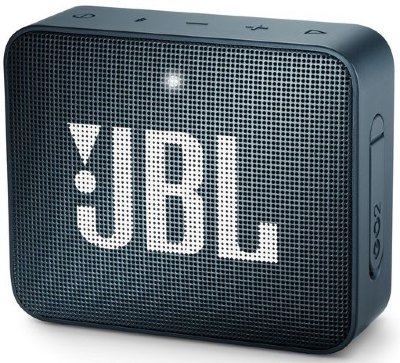 Портативная колонка JBL Go 2 Navy  Качественный звук • Водонепроницаемый корпус • Длительное время работы