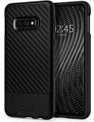 Чехол Spigen Core Armor Black (609CS25665) для Samsung Galaxy S10e  Надежная защита • Продуманная эргономика • Завышенные бортики для камеры • Продуманная эргономика