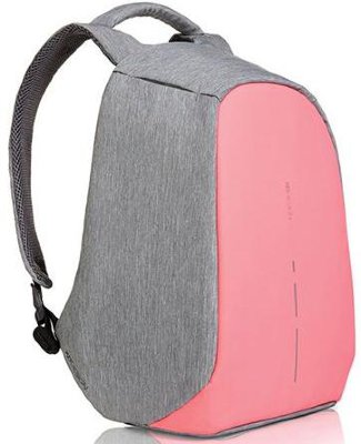 Рюкзак-антивор XD Design Bobby Compact Pink  Продуманная эргономика • Защита от краж • Стильный внешний вид • Потайной карман • Скрытые молнии • Влагозащита