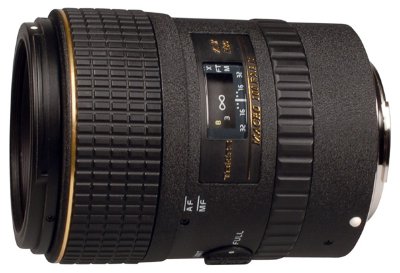 Объектив Tokina 100 mm f/2.8 AT-X PRO D Macro для Canon  Макрообъектив с постоянным ФР • Крепление Canon EF и EF-S • 100 мм, F2.80 • Для неполнокадровых фотоаппаратов • Автоматическая фокусировка • Вес: 540 г