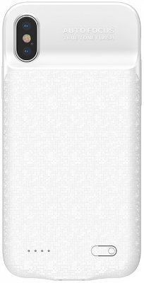 Чехол-аккумулятор Baseus Plaid Backpack Power Bank 3500mAh White для iPhone X/XS  Дополнительный аккумулятор для смартфона • Высокая степень защиты • Прочные материалы