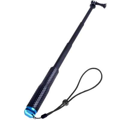 Монопод телескопический для GoPro Redline 19&quot; (от 18 до 49 см)  Монопод для GoPro • длина от 18 до 49 cм • легкий и прочный • подходит для подводной съемки • шнурок в комплекте • прорезиненная ручка • для всех камер GoPro