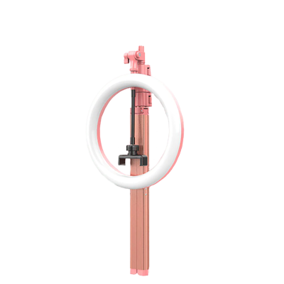 Кольцевой свет с держателем для смартфона Ulanzi Vlog Tripod Pink  Встроенный держатель для смартфона на гибкой ножке •  Цветовая температура от 3200К до 5500К • Отличный вариант для блогеров