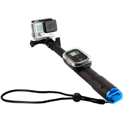 Монопод для GoPro с креплением для пульта Redline Remote 39&quot; (от 30 до 98 см)  Монопод для GoPro • длина от 30 до 98 cм • отсек для пульта GoPro • поворотная головка на 360º • легкий и прочный • подходит для подводной съемки • шнурок в комплекте • для всех камер GoPro