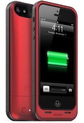 Чехол-аккумулятор Mophie Juice Pack Air 1700mAh Red для iPhone 5/5S/SE  Удваивает время работы iPhone • Малые толщина и вес • Стильный внешний вид  • Емкость: 1700 мАч