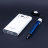 Алюминиевая 3D ручка MyRiwell RP100C Light Blue с LCD-дисплеем и USB-зарядкой  - 3D ручка MyRiwell RP100C