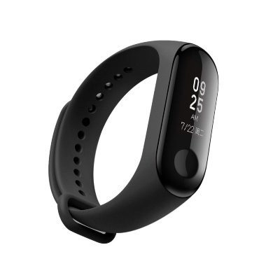 Умный фитнес-браслет Xiaomi Mi Band 3 Black  Сенсорное управление • Поддержка жестов • Защищен от воды • Увеличенный вдвое OLED-дисплей • До 20 дней работы на одном заряде
