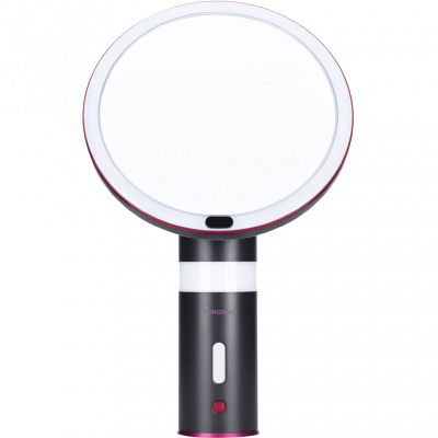 Косметическое зеркало YongNuo M8 с LED подсветкой  Вид осветителя: кольцевой • Мощность (макс): 8.5 Вт • Светодиоды: 120 шт • Цветовая температура: 3200 — 6500 K • RGB режим: Да • Питание: встроенный аккумулятор, сетевой адаптер