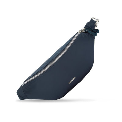Женская сумка-антивор на пояс Pacsafe Stylesafe 2L Navy Blue