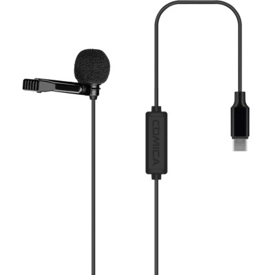 Микрофон петличный CoMica CVM-V01SP-UC Type-C 4.5м  Подключение: Type-C • Длина кабеля: 4500 мм • Диаграмма направленности: всенаправленный • Запись звука: моно • Подключение:  Type-C • SPL максимальный: 100 дБ • Питание: фантомное