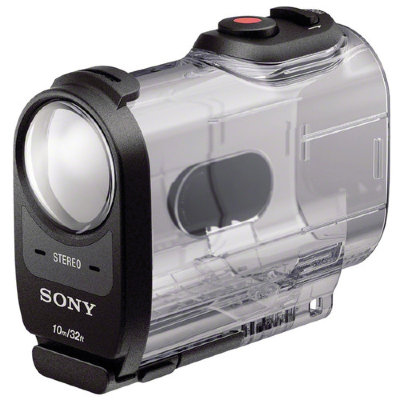 Водонепроницаемый бокс Sony SPK-X1 (10 м) для Sony Action Cam FDR-X1000V  Аквабокс позволяет погрузиться на глубину до 10 метров • Совместим с Sony Action Cam FDR-X1000V