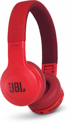 Наушники JBL E45BT Red  До 16 часов работы на одном заряде • Беспроводное подключение • Отсоединяемый аудиокабель с пультом и микрофоном • Удобное управление на чашке • Мягкое оголовье • Складная конструкция