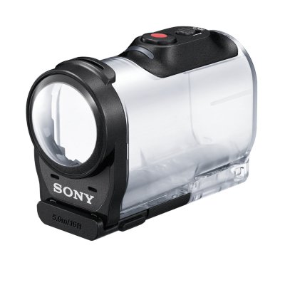 Водонепроницаемый бокс Sony SPK-AZ1 (5 м) для Sony Action Cam Mini HDR-AZ1  Аквабокс позволяет погрузиться на глубину до 5 метров • Совместим с Sony Action Cam Mini HDR-AZ1