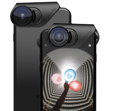 Комплект объективов Olloclip Fisheye + Super-Wide + Macro Essential Lenses для iPhone 8/7 и iPhone 8/7PLUS  Комплект на се случаи жизни — супер-широкоугольник, макро 15x и фишай. Благодаря системе Connect X, объективы можно менять и ставить новые. 