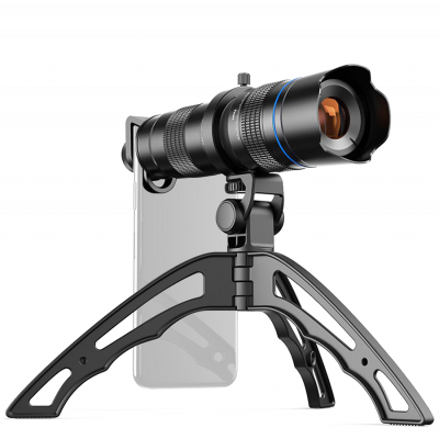 Объектив Apexel Zoom 20-40X Telescope для смартфона  • Фокусное расстояние: 20 - 40 мм • Байонет объектива: 17 мм • Материал: алюминий, АБС пластик, оптическое стекло