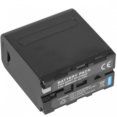 Аккумулятор Ruibo NP-F980D 7.4В 8800мАч  Тип батареи Li-ion • Напряжение 7.4 В • Корпус из жаростойкого АБС пластика • Ёмкость аккумулятора: 8800 мАч • Порты: USB, DC