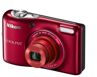 Цифровой фотоаппарат Nikon Coolpix L30 Red  Компактная фотокамера • Матрица 20.48 МП (1/2.3") • Съемка видео 720p • Оптический зум 5x • Экран 3"