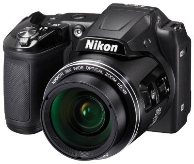 Цифровой фотоаппарат Nikon Coolpix L840 Black  Фотокамера с суперзумом • Матрица 16.76 МП (1/2.3") • Оптический зум 38x • Экран 3"