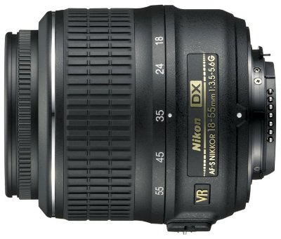 Объектив Nikon AF-S DX NIKKOR 18-55mm f/3.5-5.6G VR  Стандартный Zoom-объектив • Крепление Nikon F, без встроенного мотора • Автоматическая фокусировка • Минимальное расстояние фокусировки 0.28 м