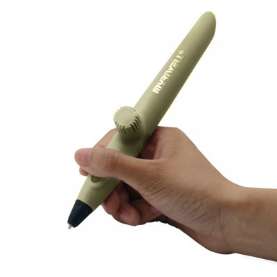 3D ручка Myriwell RP200A Brown (Kid-пластик)  3D-ручка с максимально простым управлением • Заправляется низкотемпературным UNID-Kid пластиком • Регулировка температуры и скорости подачи • Работа от USB • Можно рисовать даже на коже • Подойдет для самых маленьких