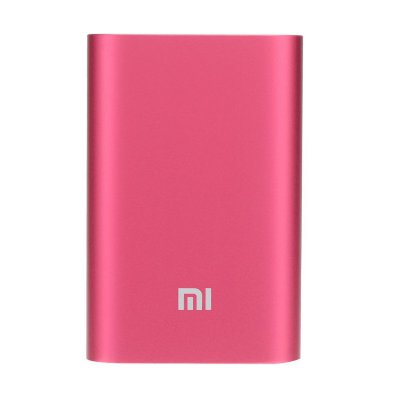 Внешний аккумулятор 10000 mAh Xiaomi Mi Power Bank Portable Charger 10000 Pink  Емкость 10000 мА⋅ч • Максимальный ток 2.1 А • Разъем USB • Защита от перегрузок тока • Утрапрочный корпус — выдерживает 50 кг