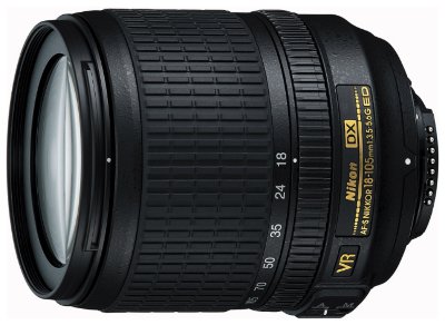 Объектив Nikon AF-S DX NIKKOR 18-105mm f/3.5-5.6G ED VR  Стандартный Zoom-объектив • Крепление Nikon F, без встроенного мотора • Автоматическая фокусировка • Минимальное расстояние фокусировки 0.45 м