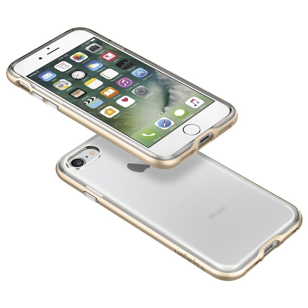 Spigen для iPhone 8/7 Neo Hybrid Armor Crystal Champagne Gold 042CS20521