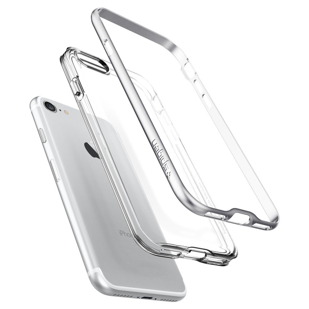  Spigen для iPhone 8/7 Neo Hybrid Crystal Satin Silver 042CS20676