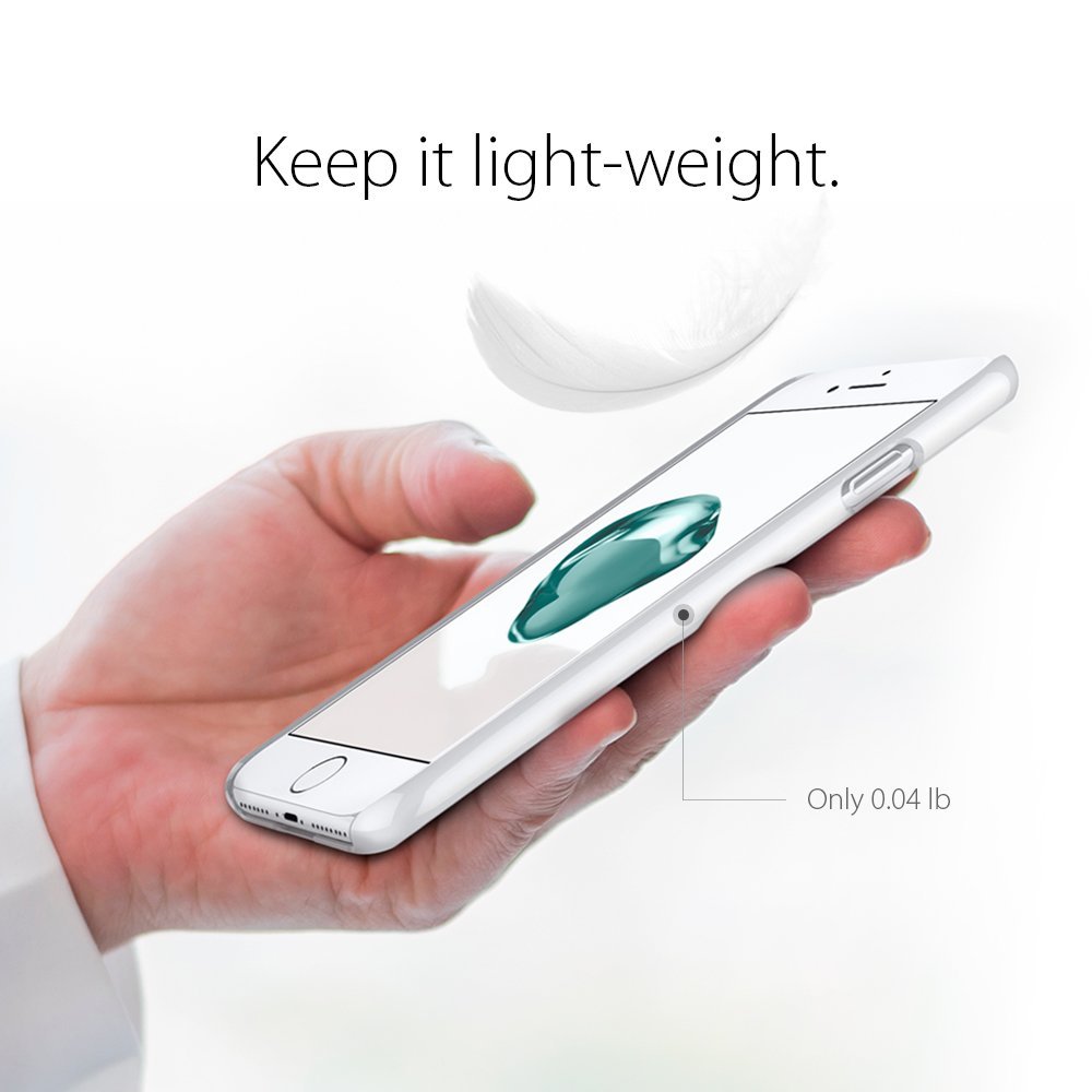 Spigen для iPhone 8/7 Thin Fit Jet White 042CS21037