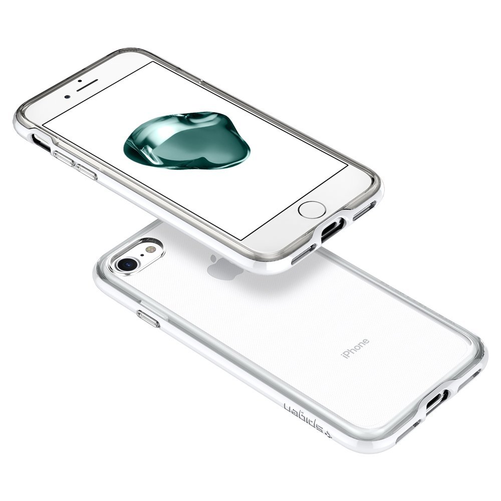 Spigen для iPhone 8/7 Neo Hybrid Crystal Jet White 042CS21040