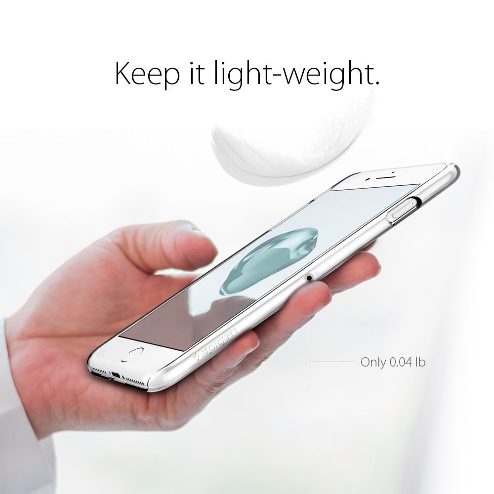Spigen для iPhone 8/7 Plus Thin Fit Crystal Clear 043CS20935