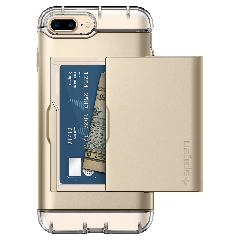 Spigen для iPhone 8/7 Plus Crystal Wallet Champagne Gold 043CS20988
