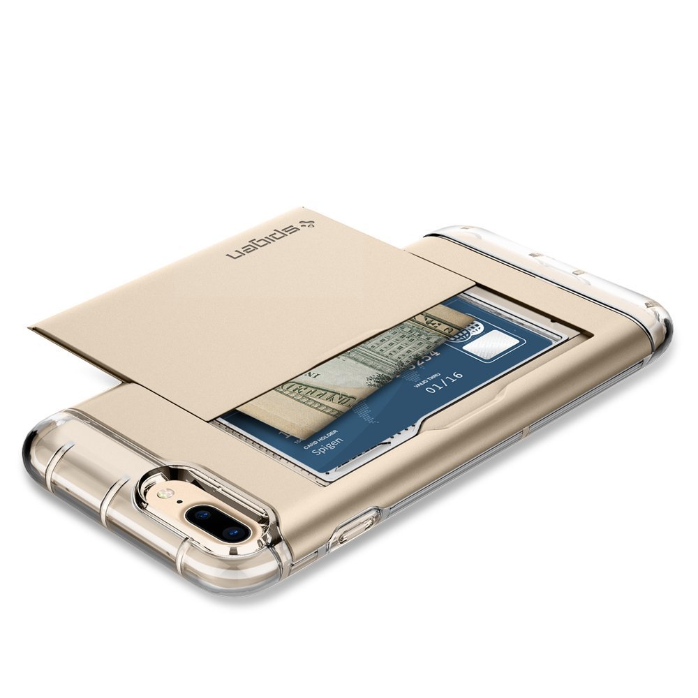 Spigen для iPhone 8/7 Plus Crystal Wallet Champagne Gold 043CS20988