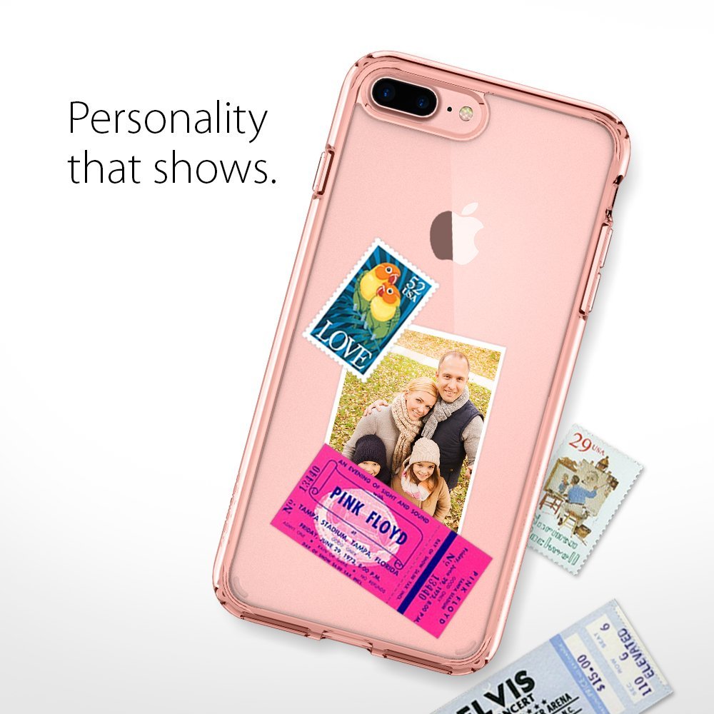 Spigen для iPhone 8/7 Plus Ultra Hybrid 2 Crystal Pink 043CS21136