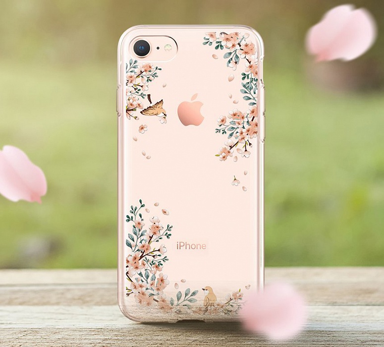 Чехол Spigen Liquid Crystal Blossom Nature для iPhone 8/7 (054CS22290)