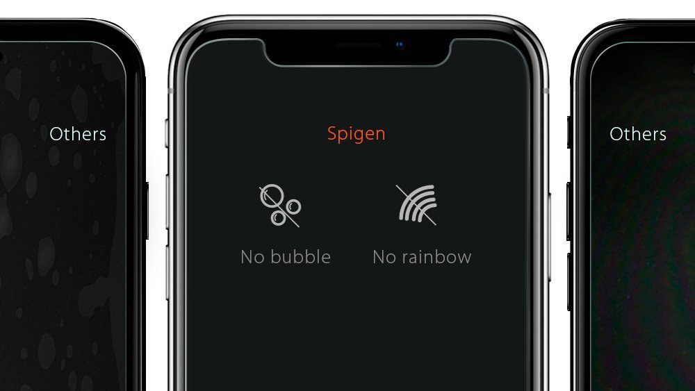 Защитное стекло Spigen Glas.tR SLIM для iPhone X (057GL22105)