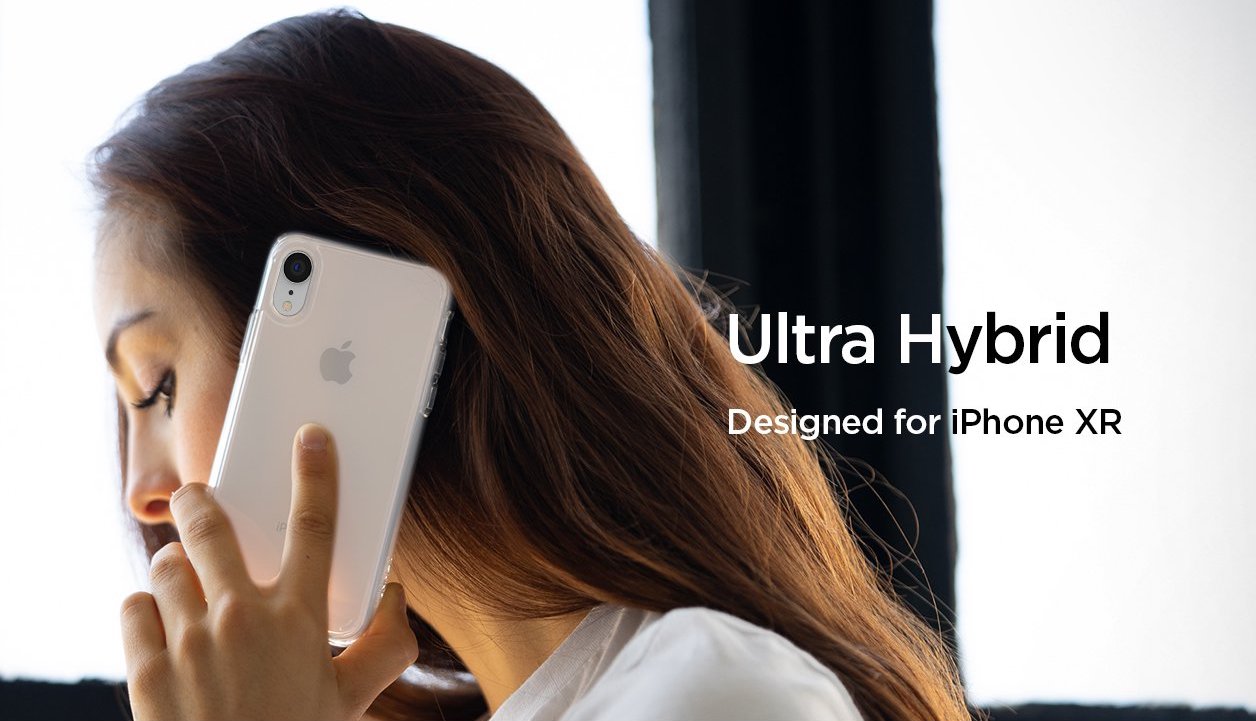 Чехол Spigen для iPhone XR Ultra Hybrid Matte Black 064CS24874