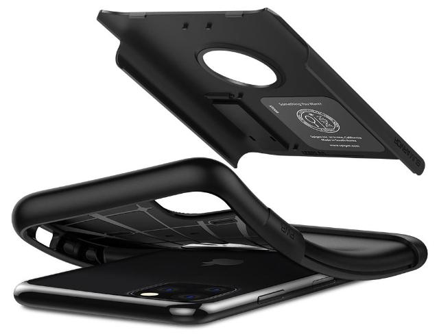 Чехол Spigen для iPhone 11 Pro Max Slim Armor Black 075CS27047