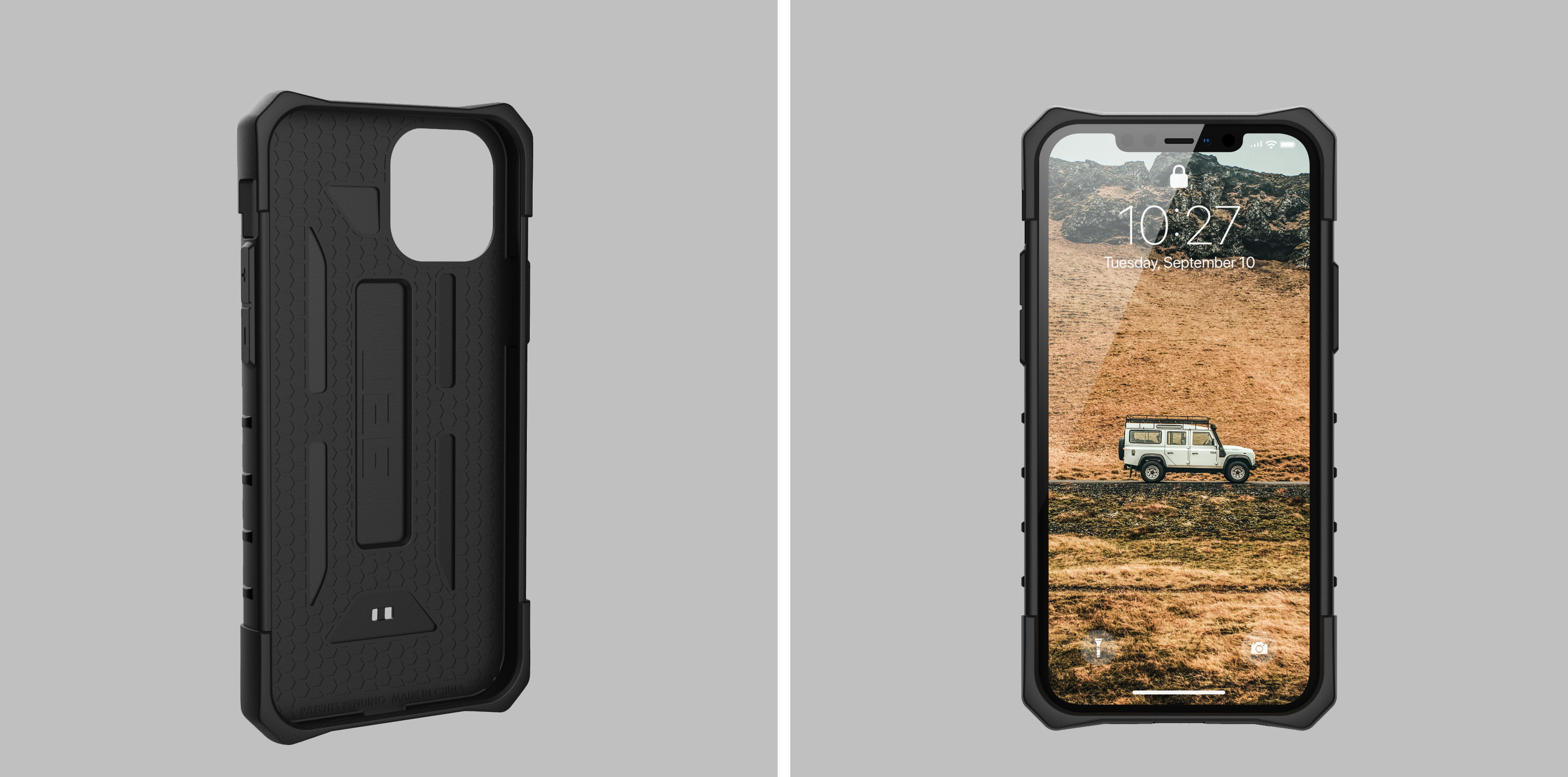 Противоударный Чехол UAG Pathfinder SE Black Midnight Camo для iPhone 12 / iPhone 12 Pro