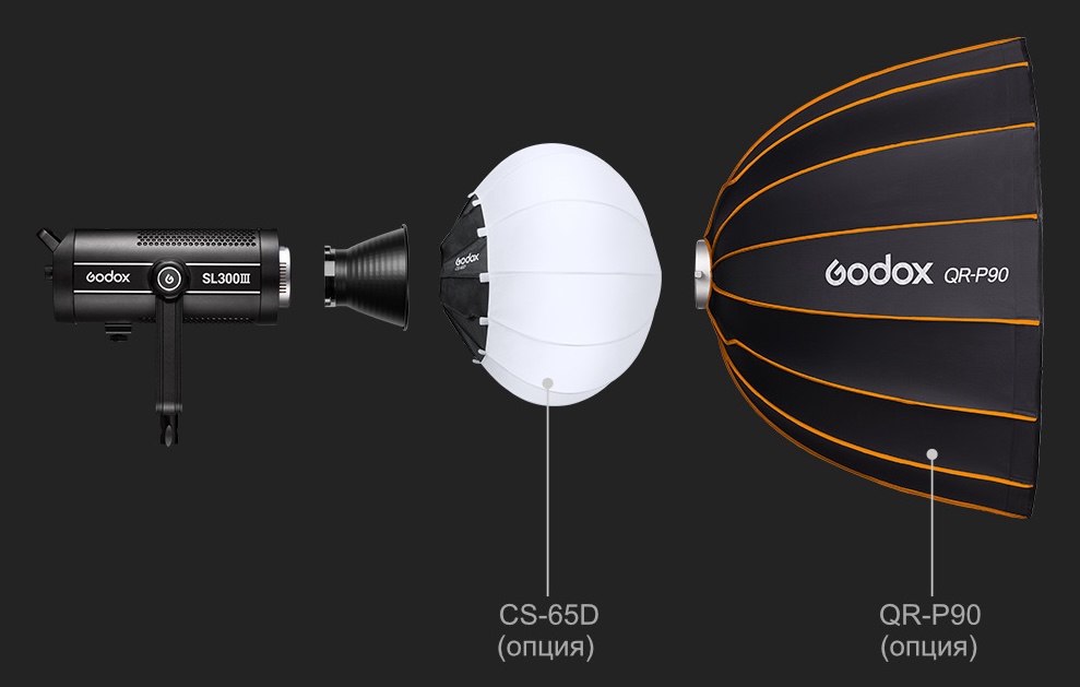 Осветитель Godox SL200III Bi студийный