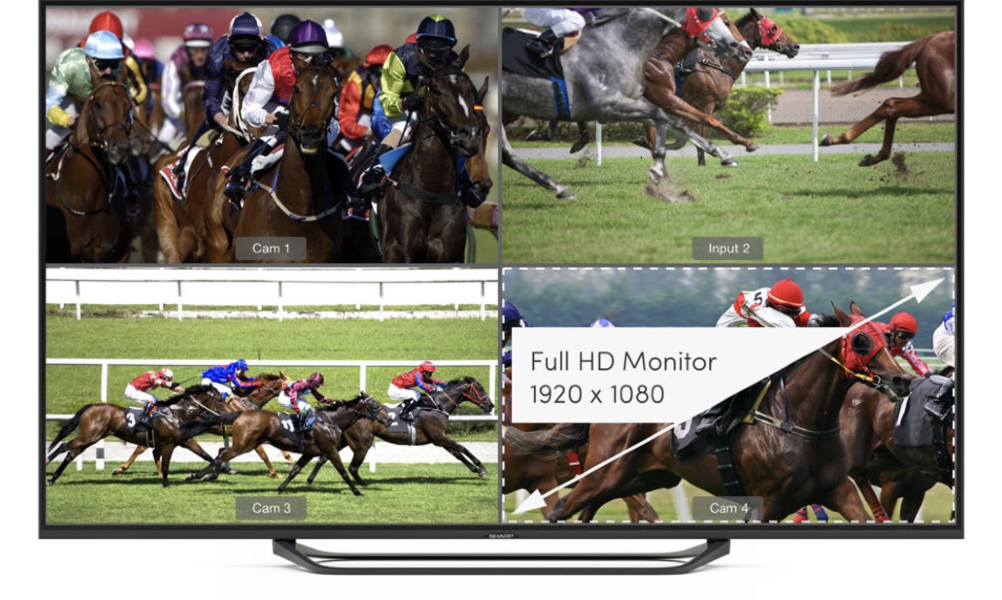 Устройство видеомониторинга Blackmagic MultiView 4 HD