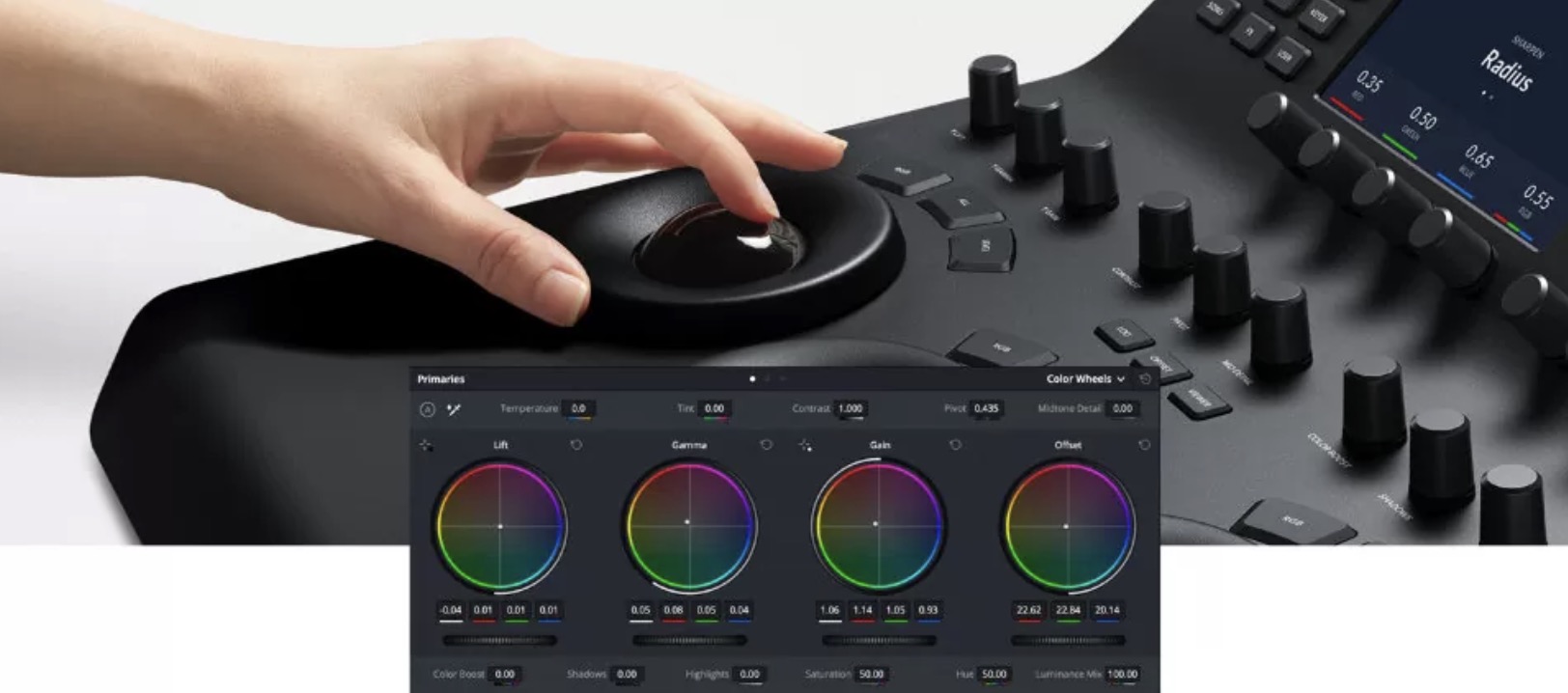 Панель управления Blackmagic DaVinci Resolve Advanced Panel